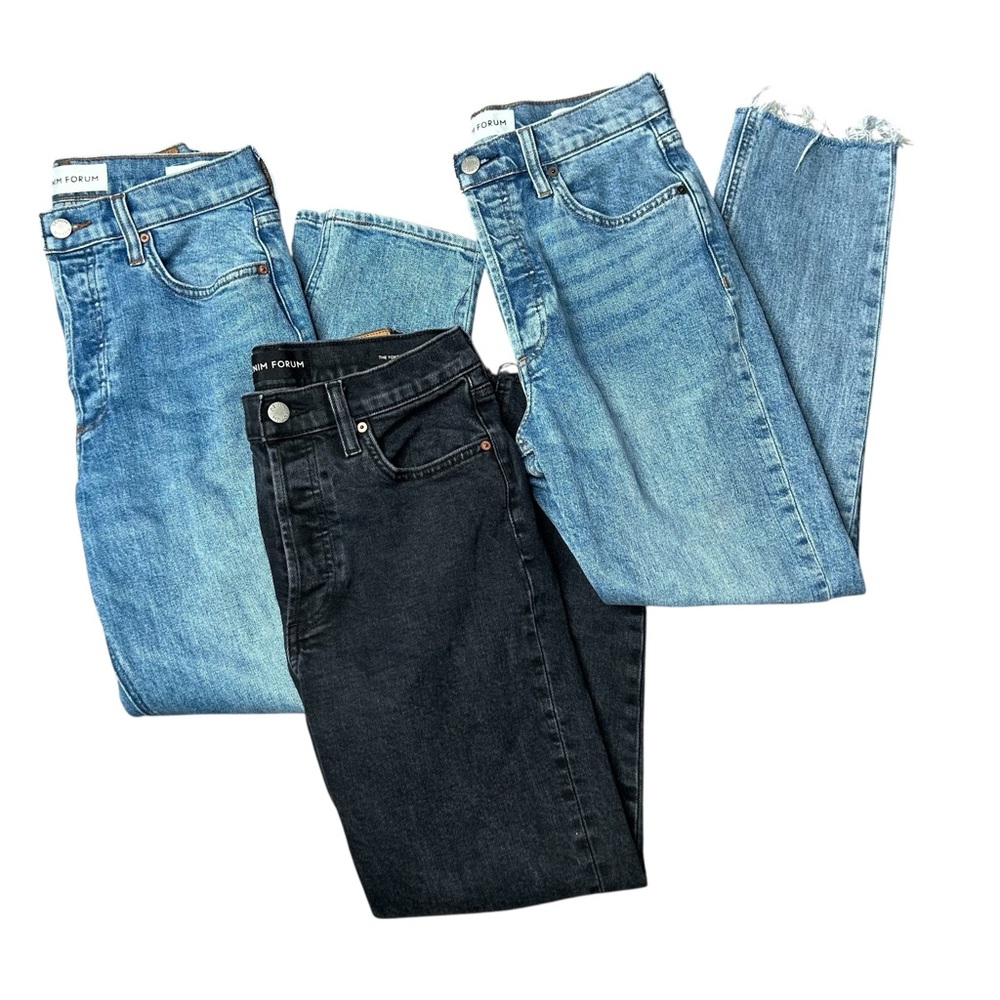 Aritizia Denim Forum The Yoko High Rise Slim Jeans - 3 PAIRS - ALL Size 27